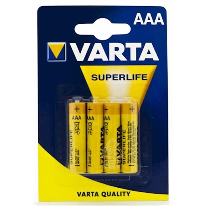 Varta VARTA 2003 Battery Superlife 2003 AAA/LR03 BL 4szt., Żółty VARTA2003: Dobra cena w Polsce na 2407.PL - Kup Teraz!