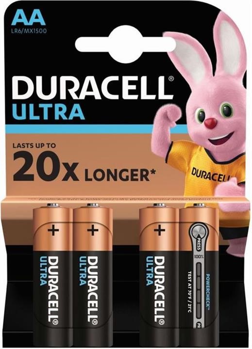 Duracell DURACELL MX1500 4BL Akumulator Duracell Ultra Powercheck AA/LR06 BL, 4szt. DURACELLMX15004BL: Dobra cena w Polsce na 2407.PL - Kup Teraz!