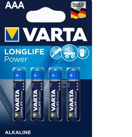 Varta VARTA 4903 Батарейка Longlife Power 4903 (High Energy) AAA/LR03 BL 4шт VARTA4903: Приваблива ціна - Купити у Польщі на 2407.PL!