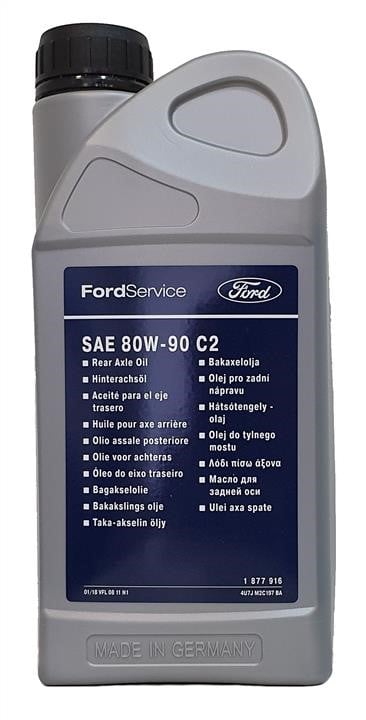 Ford 1 877 916 Transmission oil Ford C2 80W-90, 1L 1877916: Buy near me in Poland at 2407.PL - Good price!