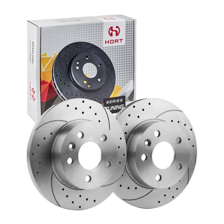 Hort HD8529R Unventilated front brake disc HD8529R: Buy near me in Poland at 2407.PL - Good price!