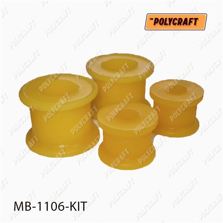 POLYCRAFT MB-1106-KIT Polyurethane front stabilizer bushings, set of 4 pcs. repair MB1106KIT: Buy near me in Poland at 2407.PL - Good price!