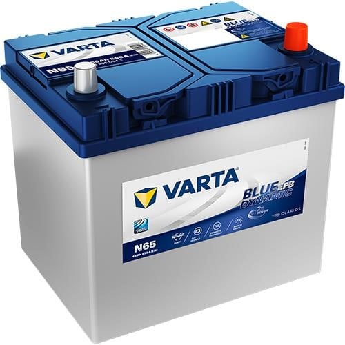 Varta 565501065D842 Акумулятор Varta Blue Dynamic EFB 12В 65Аг 650А(EN) R+ 565501065D842: Купити у Польщі - Добра ціна на 2407.PL!