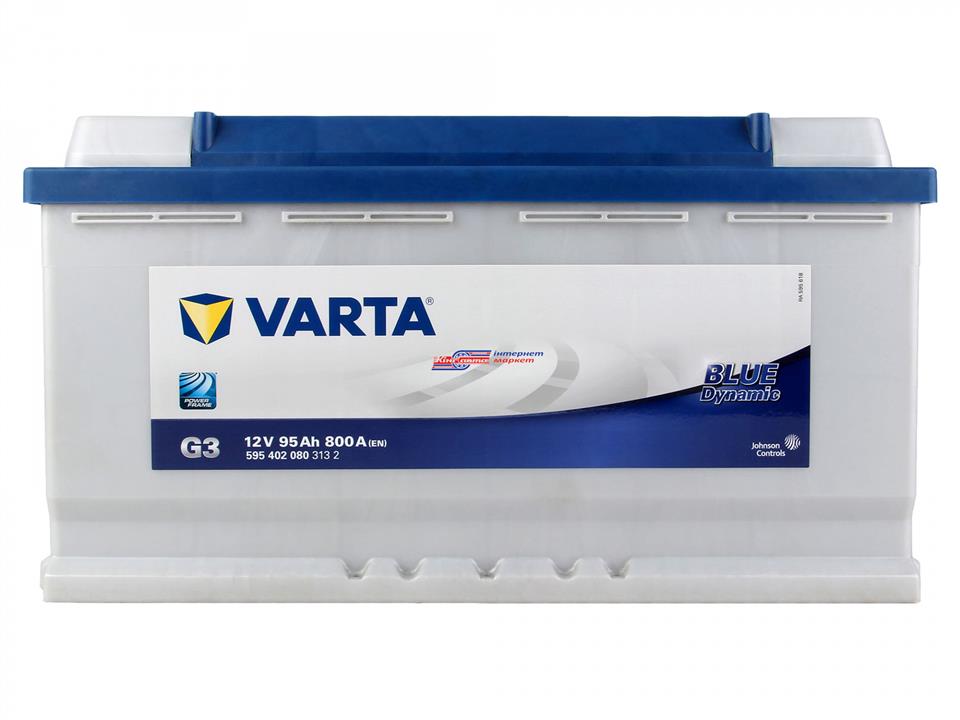 Battery Varta Blue Dynamic 12V 95AH 800A(EN) R+ Varta 5954020803132