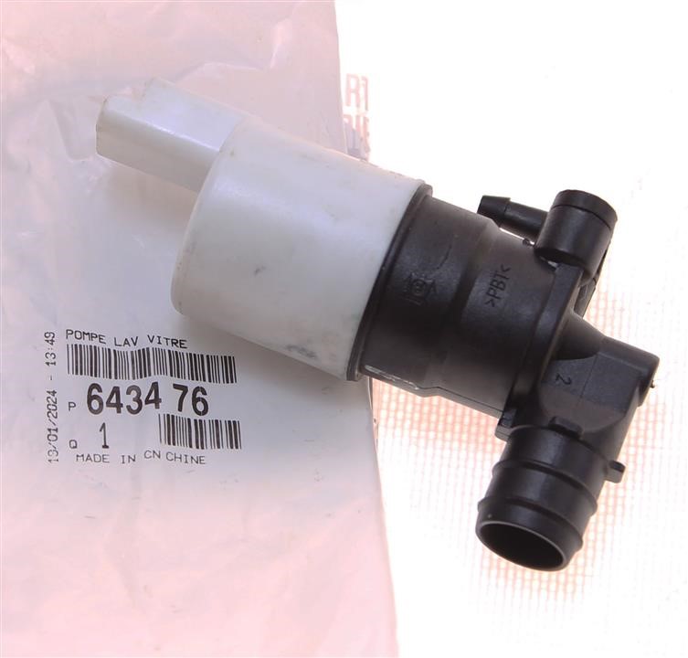 Citroen/Peugeot 6434 76 Glass washer pump 643476: Buy near me in Poland at 2407.PL - Good price!