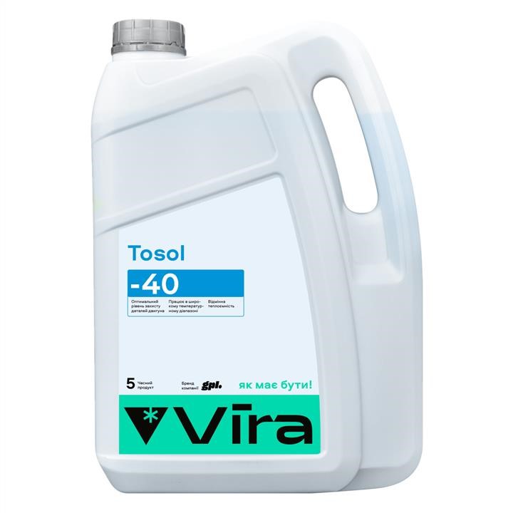 Vira VI0012 Frostschutz Vira Tosol -40°C, 5L VI0012: Kaufen Sie zu einem guten Preis in Polen bei 2407.PL!