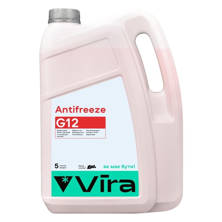 Vira VI0041 Antifreeze Vira G12, red, 5L VI0041: Buy near me at 2407.PL in Poland at an Affordable price!