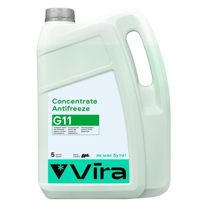 Vira VI3002 Antifreeze Vira G11, concentrate, green, 5L VI3002: Buy near me in Poland at 2407.PL - Good price!