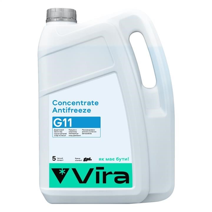 Vira VI3003 Antifreeze Vira G11, concentrate, blue, 5L VI3003: Buy near me in Poland at 2407.PL - Good price!