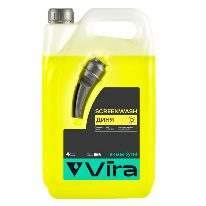 Vira VI0501 Winter windshield washer fluid Vira Melon, 4L VI0501: Buy near me in Poland at 2407.PL - Good price!