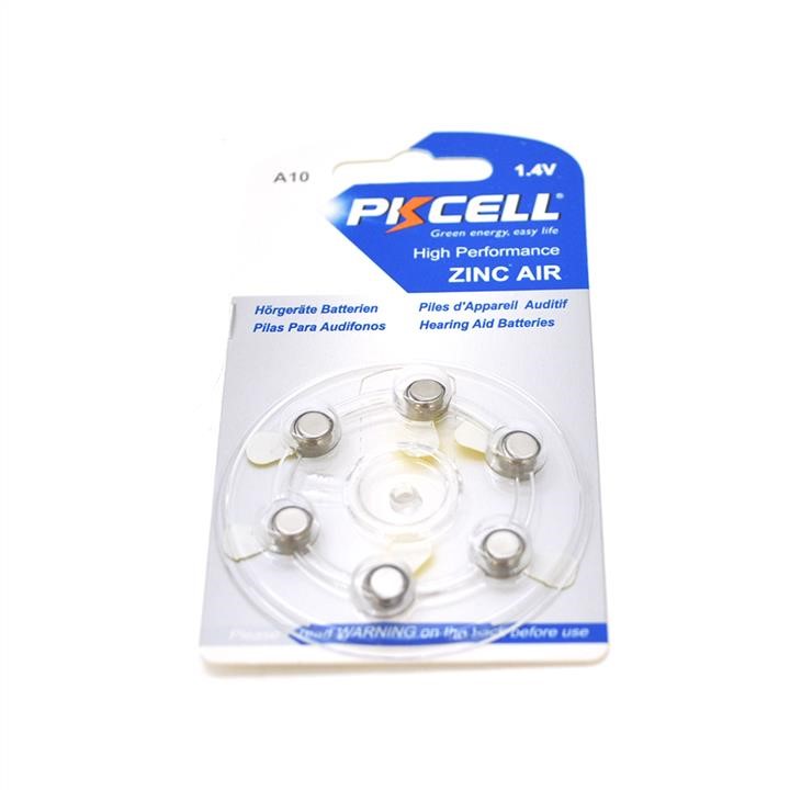 PkCell 20407 Zinc air battery PKCELL 1.4V ZA10 20407: Buy near me in Poland at 2407.PL - Good price!