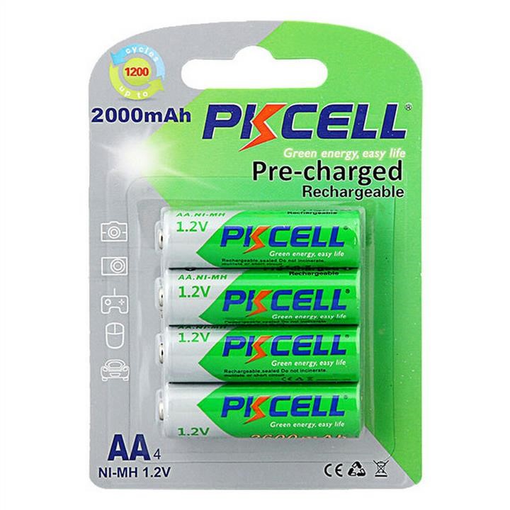 PkCell 09326 Battery PKCELL 1.2V AA 2000mAh NiMH Already Charged, Q12 09326: Buy near me in Poland at 2407.PL - Good price!