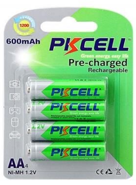 PkCell 09321 Battery PKCELL 1.2V AA 600mAh NiMH Already Charged, Q12 09321: Buy near me in Poland at 2407.PL - Good price!