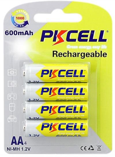PkCell 09335 Bateria PKCELL 1,2 V AA 600 mAh NiMH, akumulator Q12 09335: Dobra cena w Polsce na 2407.PL - Kup Teraz!