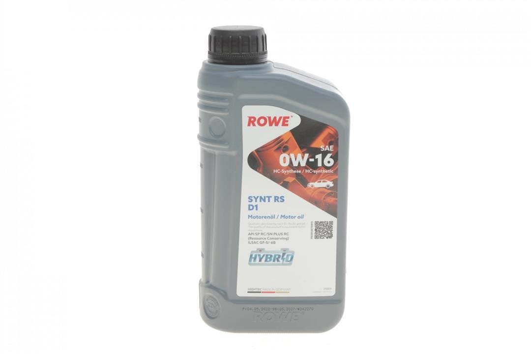Rowe 20005-0010-99 Olej silnikowy ROWE HIGHTEC SYNT RS D1 0W-16, 1L 20005001099: Atrakcyjna cena w Polsce na 2407.PL - Zamów teraz!