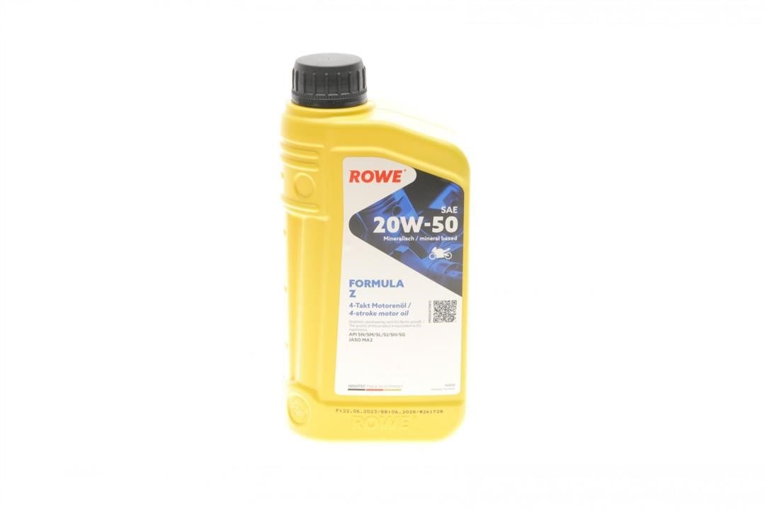 Rowe 20050-0010-99 Моторна олива ROWE HIGHTEC FORMULA Z 20W-50, 1л 20050001099: Приваблива ціна - Купити у Польщі на 2407.PL!