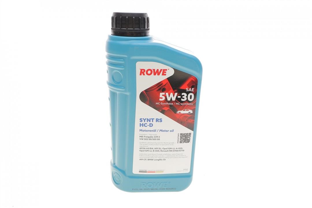 Rowe 20060-0010-99 Engine oil ROWE HIGHTEC SYNT RS HC-D 5W-30, 1L 20060001099: Buy near me in Poland at 2407.PL - Good price!