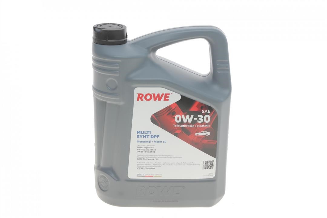 Rowe 20112-0050-99 Olej silnikowy ROWE HIGHTEC MULTI SYNT DPF 0W-30, 5L 20112005099: Dobra cena w Polsce na 2407.PL - Kup Teraz!