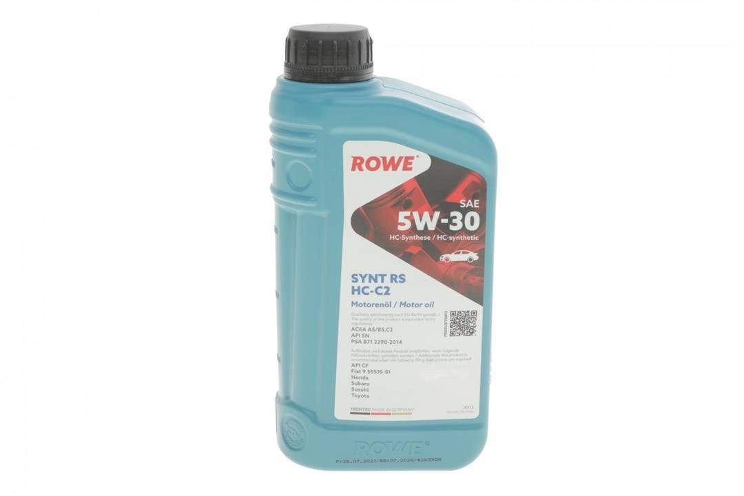 Rowe 20113-0010-99 Engine oil ROWE HIGHTEC SYNT RS HC-C2 5W-30, 1L 20113001099: Buy near me in Poland at 2407.PL - Good price!