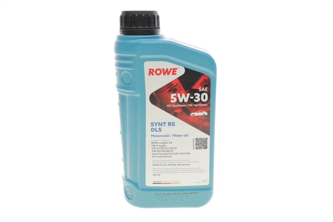 Rowe 20118-0010-99 Engine oil ROWE HIGHTEC SYNT RS DLS 5W-30, 1L 20118001099: Buy near me in Poland at 2407.PL - Good price!
