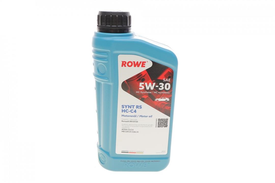 Rowe 20121-0010-99 Engine oil ROWE HIGHTEC SYNT RS HC-C4 5W-30, 1L 20121001099: Buy near me in Poland at 2407.PL - Good price!