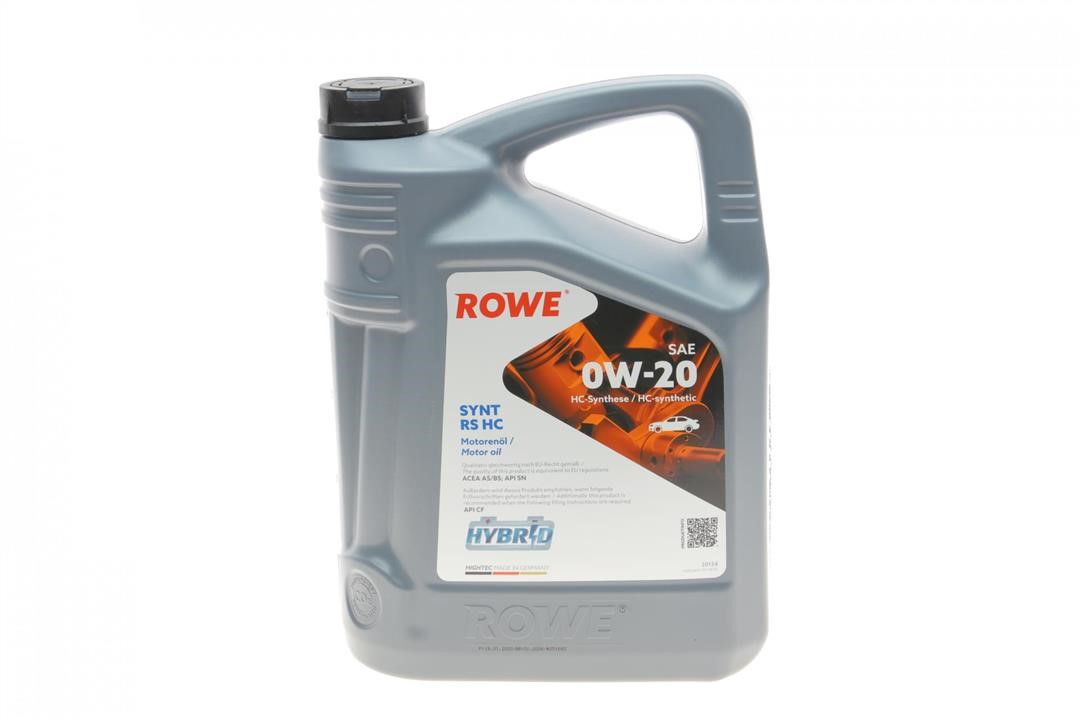 Rowe 20134-0050-99 Olej silnikowy ROWE HIGHTEC SYNT RS HC 0W-20, 5L 20134005099: Dobra cena w Polsce na 2407.PL - Kup Teraz!