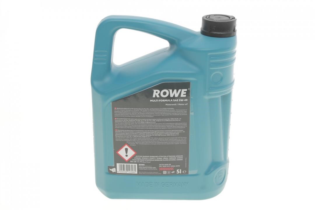 Моторное масло ROWE HIGHTEC MULTI FORMULA 5W-40, 5л Rowe 20138-0050-99