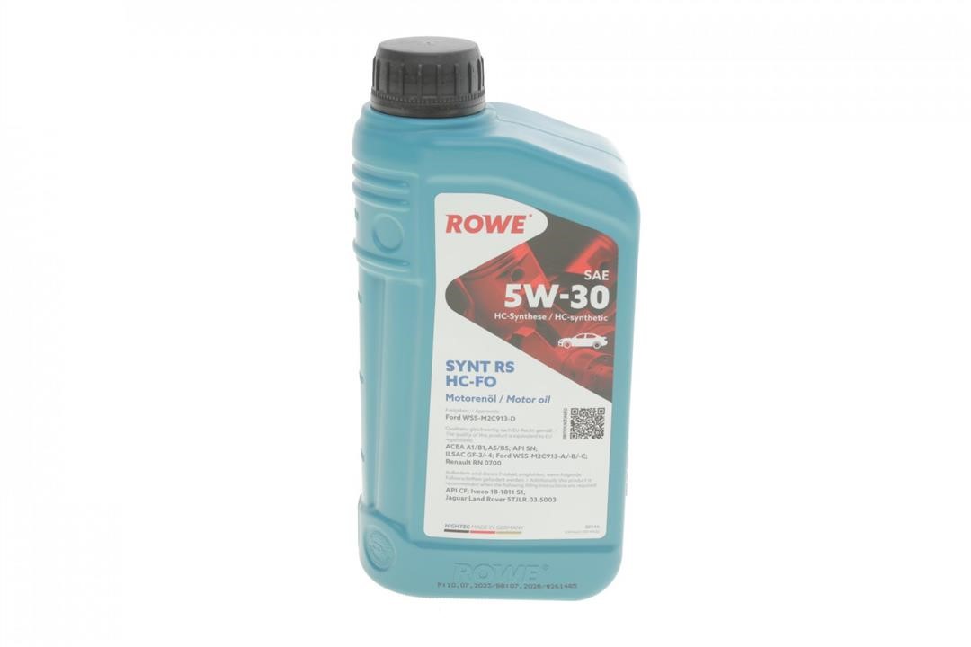 Rowe 20146-0010-99 Engine oil ROWE HIGHTEC SYNT RS HC-FO 5W-30, 1L 20146001099: Buy near me in Poland at 2407.PL - Good price!