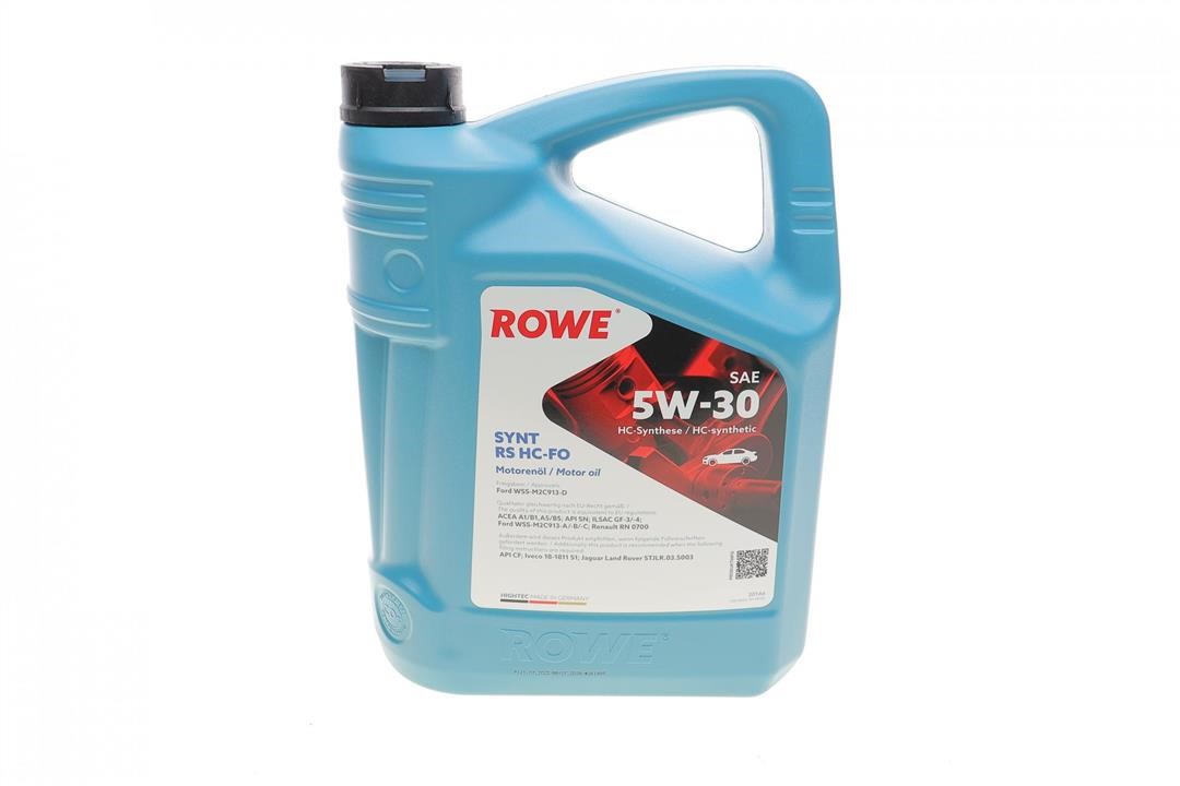 Rowe 20146-0050-99 Engine oil ROWE HIGHTEC SYNT RS HC-FO 5W-30, 5L 20146005099: Buy near me in Poland at 2407.PL - Good price!
