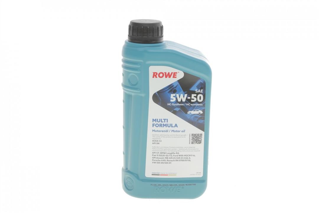 Rowe 20148-0010-99 Моторное масло ROWE HIGHTEC MULTI FORMULA 5W-50, 1л 20148001099: Отличная цена - Купить в Польше на 2407.PL!