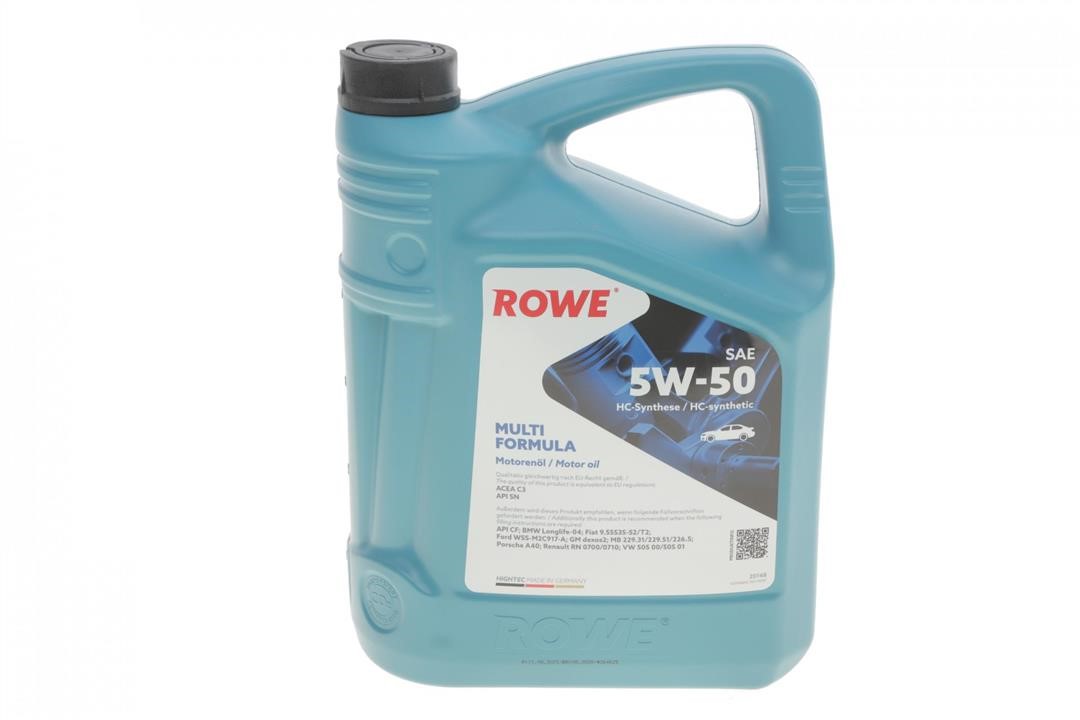 Rowe 20148-0050-99 Engine oil ROWE HIGHTEC MULTI FORMULA 5W-50, 5L 20148005099: Buy near me in Poland at 2407.PL - Good price!