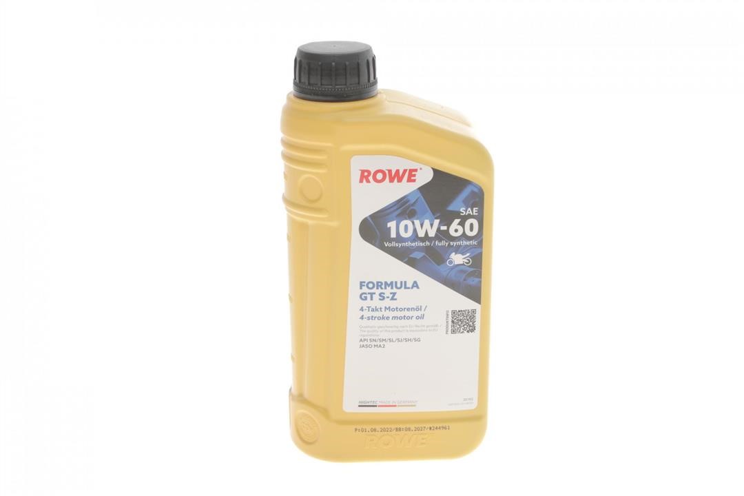 Rowe 20192-0010-99 Olej silnikowy ROWE HIGHTEC FORMULA GT S-Z 10W-60, 1L 20192001099: Dobra cena w Polsce na 2407.PL - Kup Teraz!