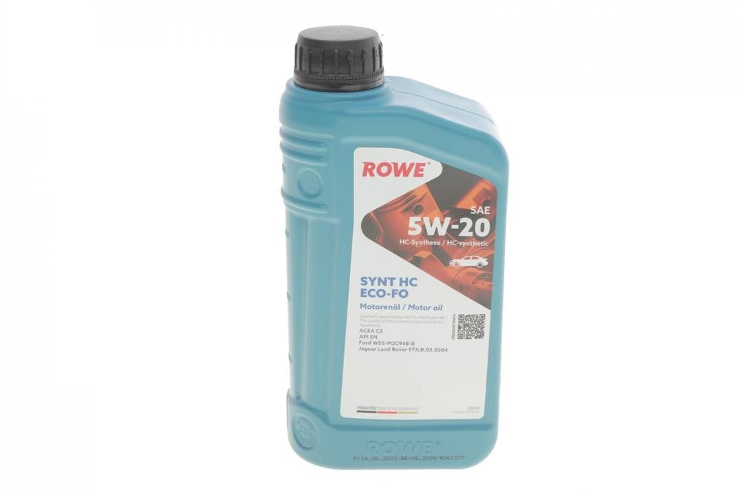Rowe 20206-0010-99 Моторна олива ROWE HIGHTEC SYNT HC ECO-FO 5W-20, 1л 20206001099: Купити у Польщі - Добра ціна на 2407.PL!