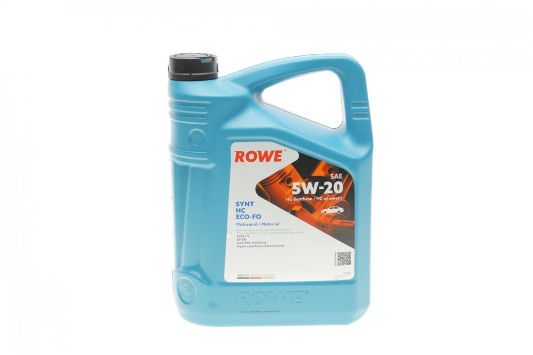 Rowe 20206-0050-99 Engine oil ROWE HIGHTEC SYNT HC ECO-FO 5W-20, 5L 20206005099: Buy near me in Poland at 2407.PL - Good price!