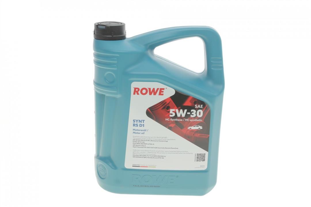 Rowe 20212-0050-99 Engine oil ROWE HIGHTEC SYNT RS D1 5W-30, 5L 20212005099: Buy near me at 2407.PL in Poland at an Affordable price!