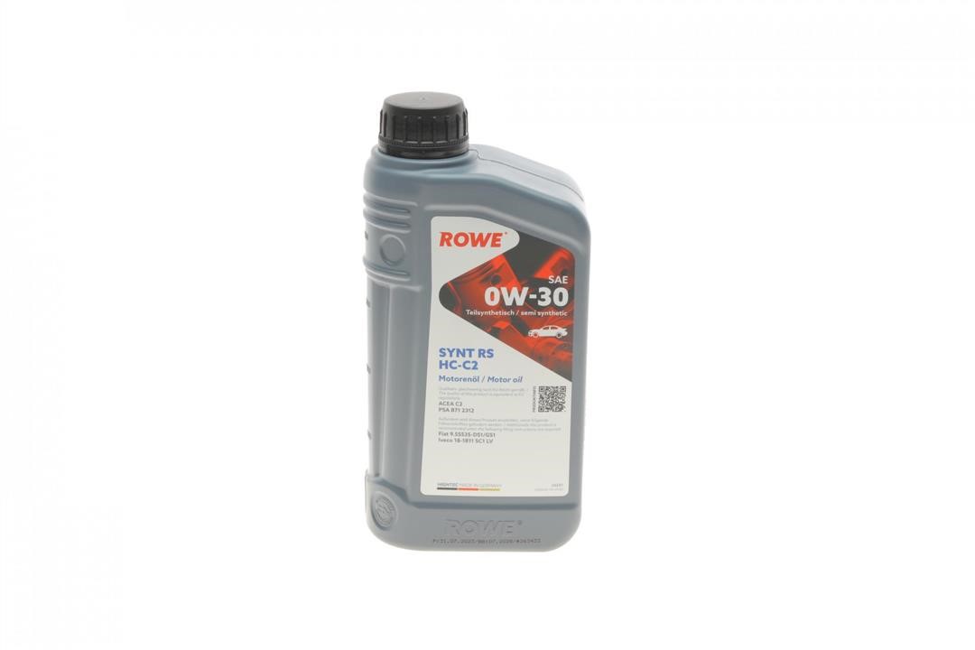 Rowe 20247-0010-99 Motoröl ROWE HIGHTEC SYNT RS HC-C2 0W-30, 1L 20247001099: Kaufen Sie zu einem guten Preis in Polen bei 2407.PL!