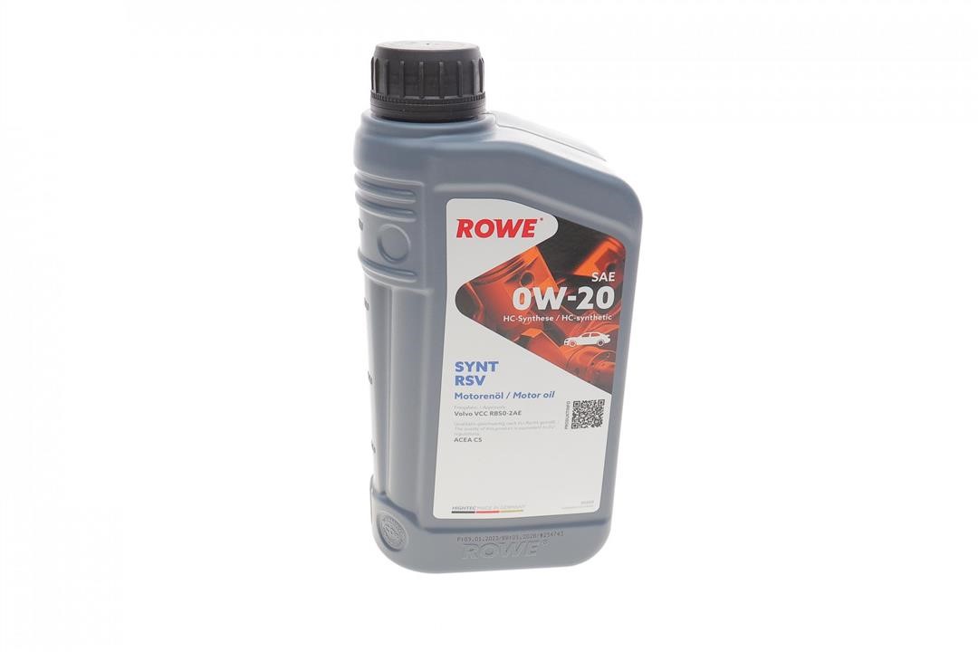 Rowe 20260-0010-99 Моторное масло ROWE HIGHTEC SYNT RSV 0W-20, 1л 20260001099: Отличная цена - Купить в Польше на 2407.PL!