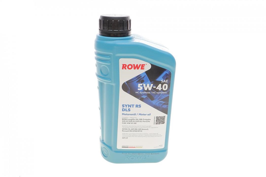 Rowe 20307-0010-99 Моторна олива ROWE HIGHTEC SYNT RS DLS 5W-40, 1л 20307001099: Приваблива ціна - Купити у Польщі на 2407.PL!