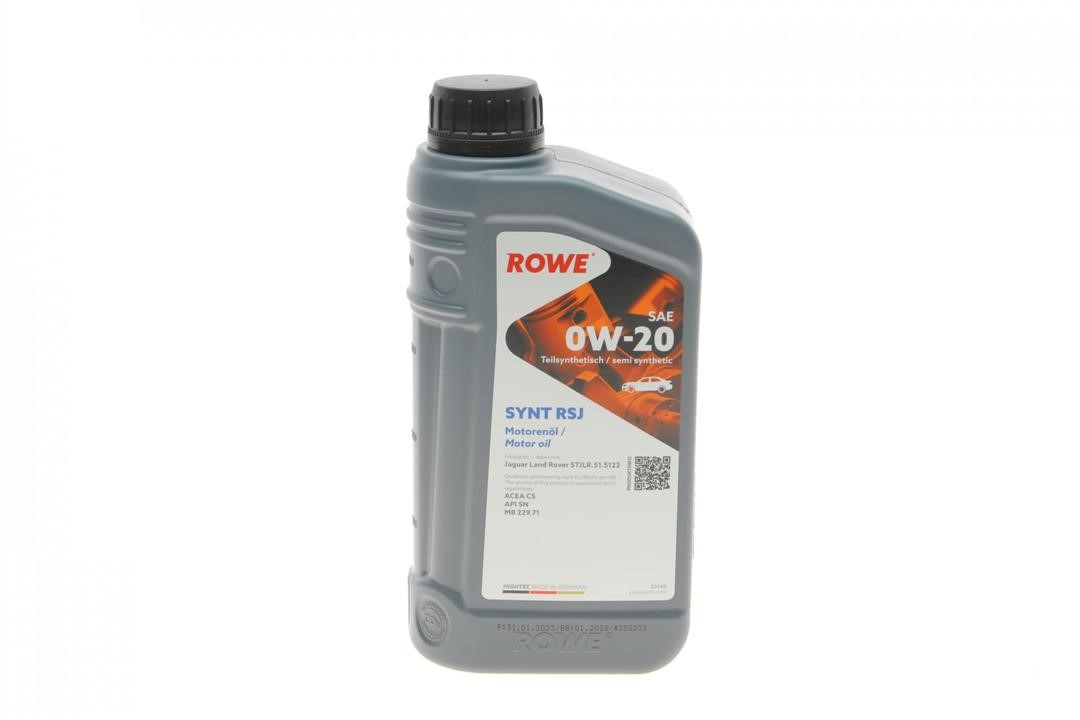Rowe 20348-0010-99 Olej silnikowy ROWE HIGHTEC SYNT RSJ 0W-20, 1L 20348001099: Dobra cena w Polsce na 2407.PL - Kup Teraz!