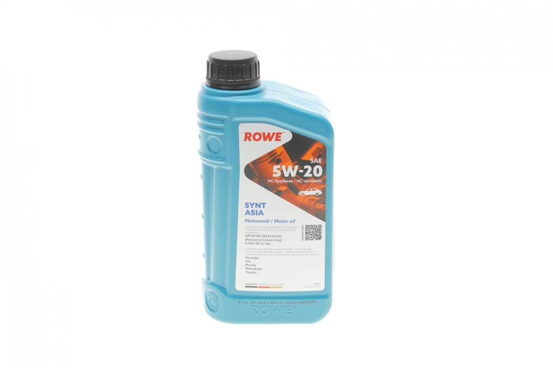Rowe 20359-0010-99 Моторное масло ROWE HIGHTEC SYNT ASIA 5W-20, 1л 20359001099: Отличная цена - Купить в Польше на 2407.PL!