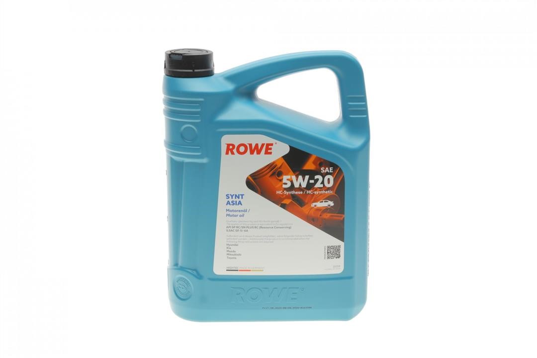 Rowe 20359-0040-99 Моторное масло ROWE HIGHTEC SYNT ASIA 5W-20, 4л 20359004099: Отличная цена - Купить в Польше на 2407.PL!