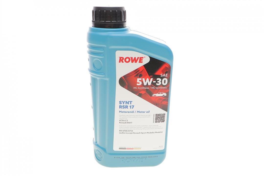Rowe 20370-0010-99 Engine oil ROWE HIGHTEC SYNT RSR 17 5W-30, 1L 20370001099: Buy near me in Poland at 2407.PL - Good price!