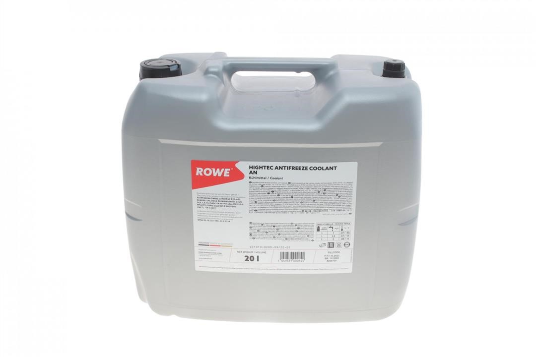 Rowe 21010-0200-99 Antifreeze ROWE HIGHTEC G11 blue, concentrate, 20L 21010020099: Buy near me in Poland at 2407.PL - Good price!