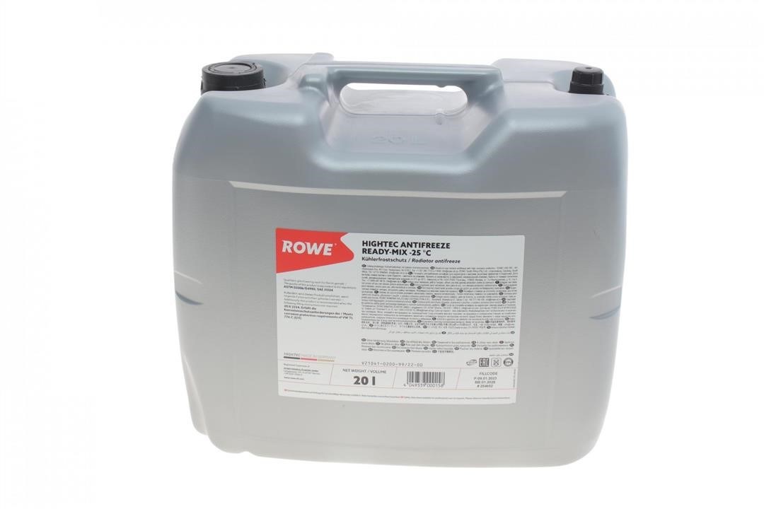 Rowe 21041-0200-99 Antifreeze ROWE HIGHTEC G11 blue, 20L 21041020099: Buy near me in Poland at 2407.PL - Good price!