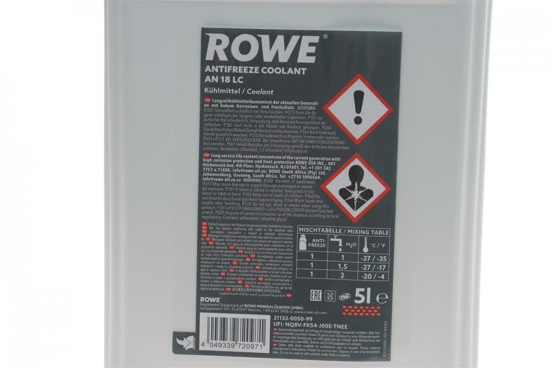 Frostschutz ROWE HIGHTEC G12+ Grün, Konzentrat, 5L Rowe 21133-0050-99