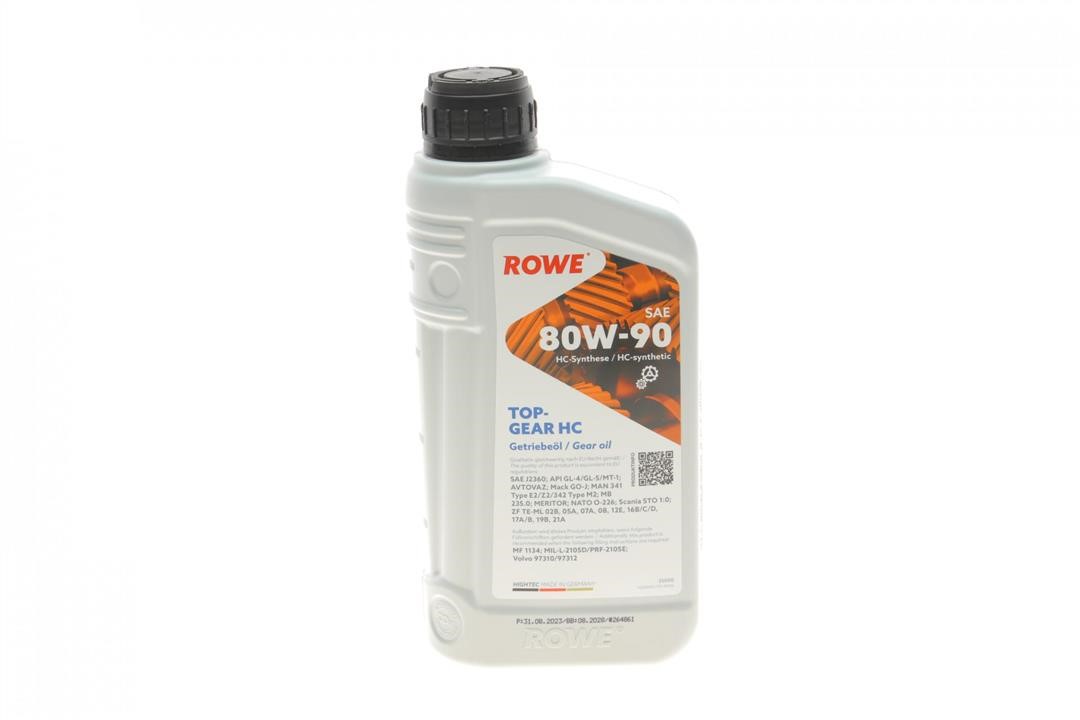 Rowe 25000-0010-99 Transmission oil ROWE HIGHTEC TOPGEAR HC 80W-90, 1L 25000001099: Buy near me in Poland at 2407.PL - Good price!