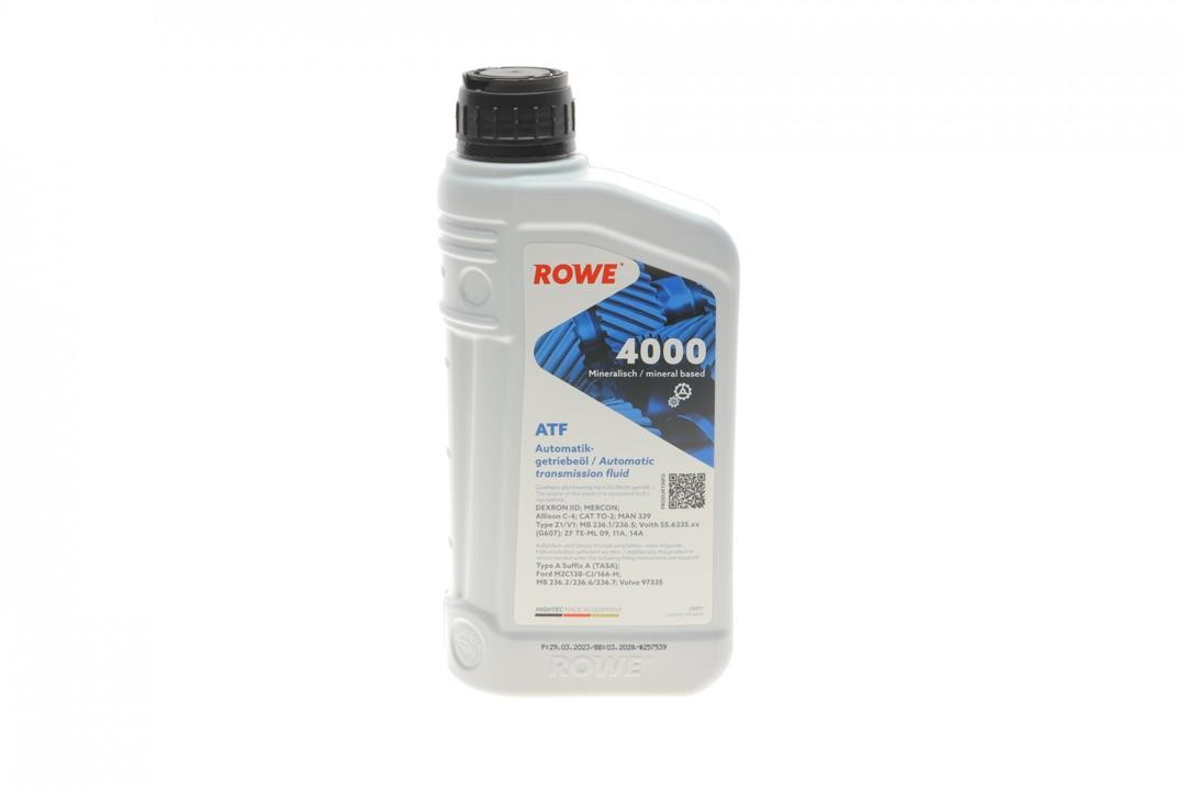 Rowe 25011-0010-99 Olej przekładniowy ROWE HIGHTEC ATF 4000 DEXRON IID, 1L 25011001099: Dobra cena w Polsce na 2407.PL - Kup Teraz!