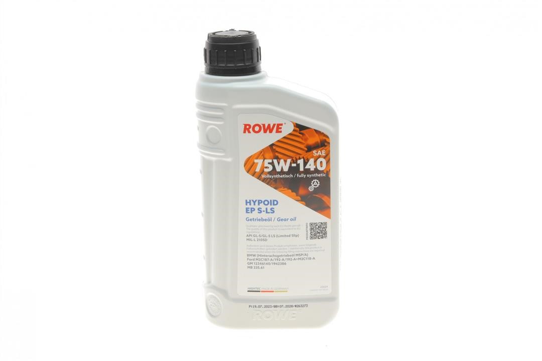 Rowe 25029-0010-99 Олива трансміссійна ROWE HIGHTEC HYPOID EP S-LS 75W-140, 1л 25029001099: Приваблива ціна - Купити у Польщі на 2407.PL!