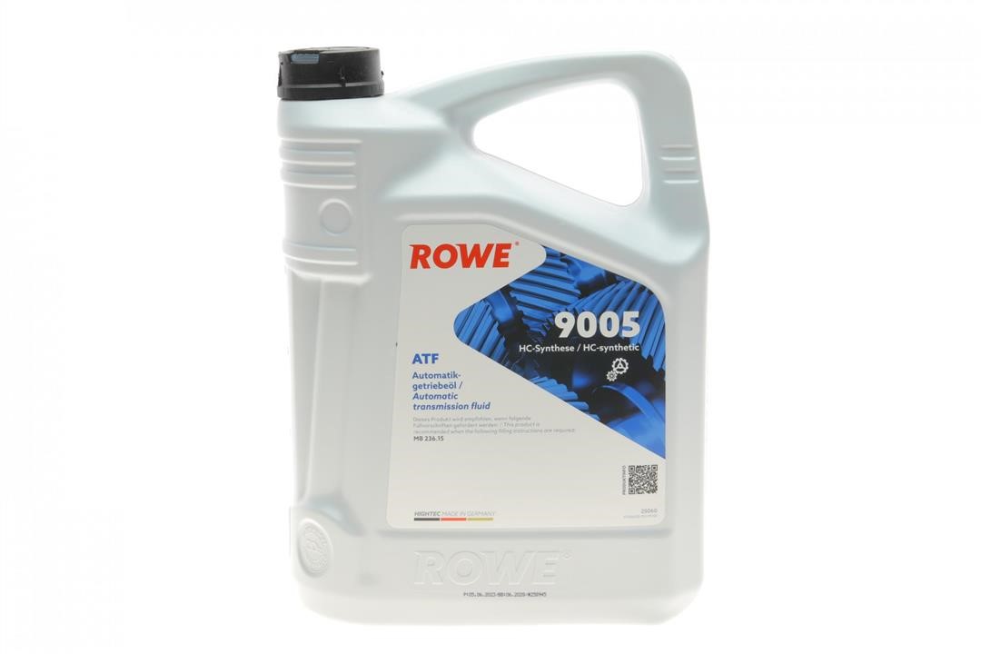 Rowe 25060-0050-99 Трансмиссионное масло ROWE HIGHTEC ATF 9005 DEXRON ULV, 5л 25060005099: Отличная цена - Купить в Польше на 2407.PL!