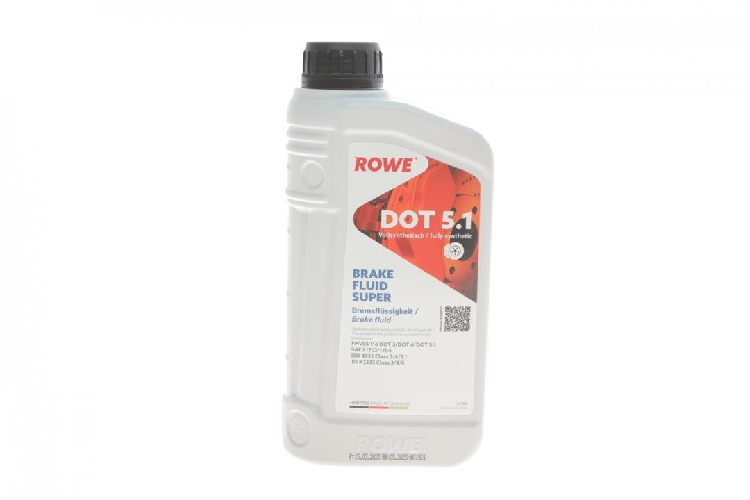 Rowe 25104-0010-99 Bremsflüssigkeit ROWE HIGHTEC DOT 5.1, 1L 25104001099: Kaufen Sie zu einem guten Preis in Polen bei 2407.PL!